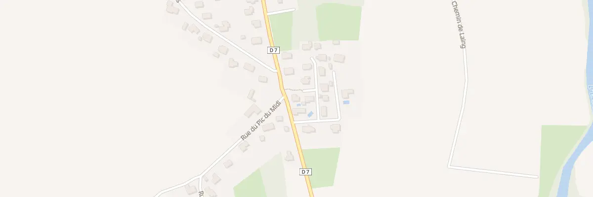 Plan du 2 Lot du Hameau de Laing à Oursbelille