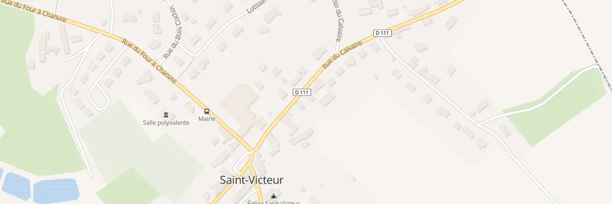 Plan du 14 Rue du Calvaire à Saint-Victeur