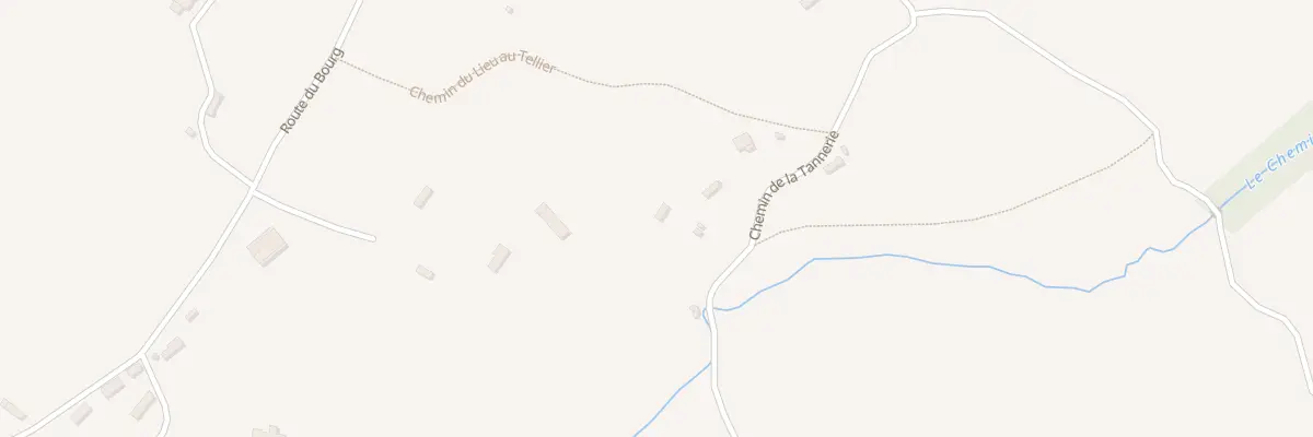 Plan du 542 Che de la Tannerie à Saint-Pierre-Azif