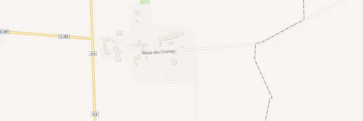 Plan du 8 Rte des Champs à Estirac