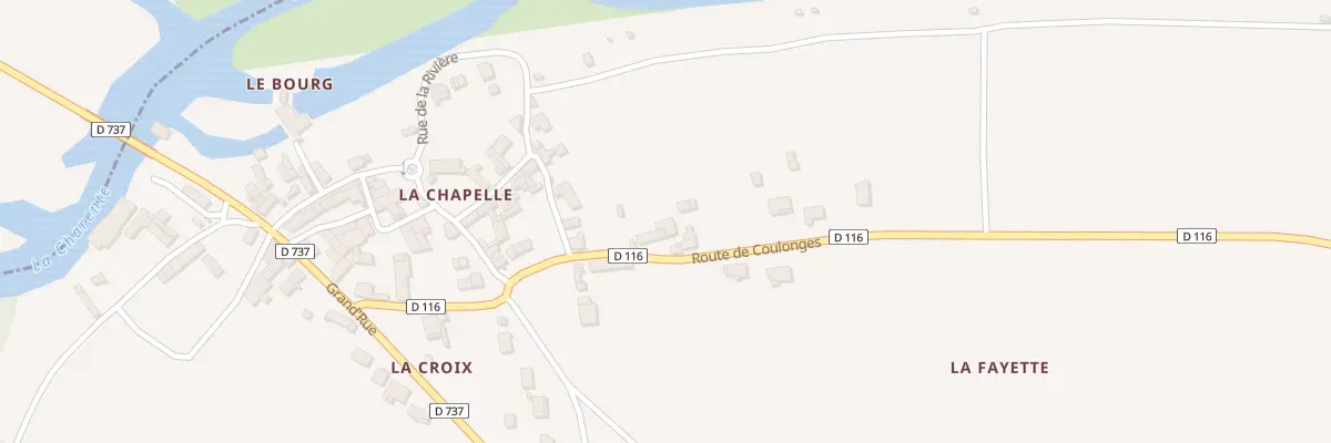 Plan du 5143 Le Bourg à La Chapelle
