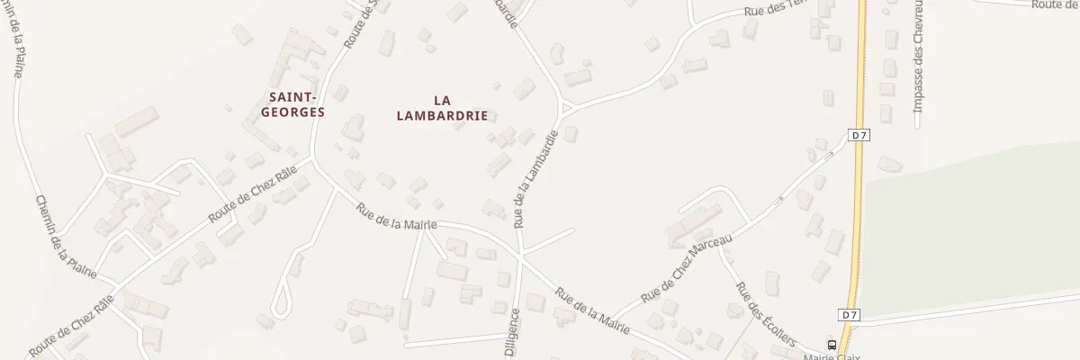 Plan du 2B Rue de la Lambardie à Claix