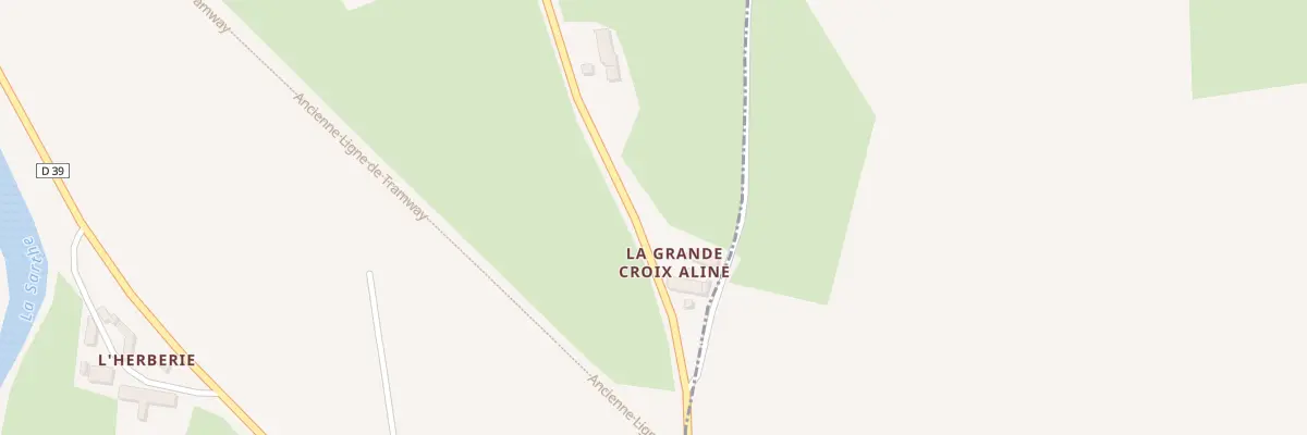 Plan du 5081 La Grande Croix Aline à Saint-Aubin-de-Locquenay