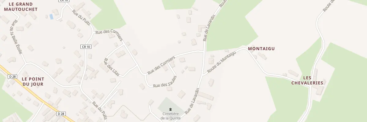Plan du 3 Rue des cormiers à La Quinte