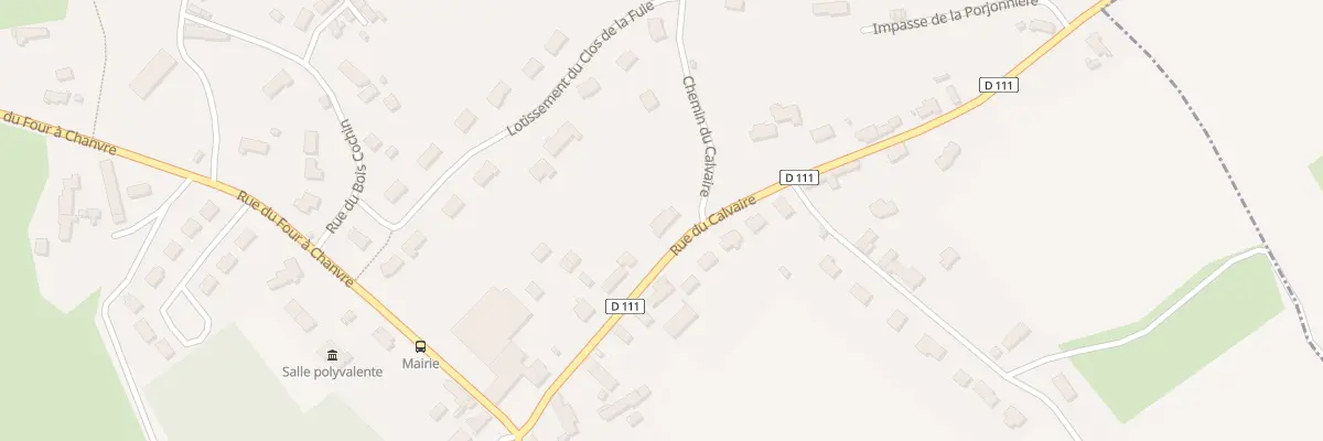 Plan du 13 Rue du Calvaire à Saint-Victeur