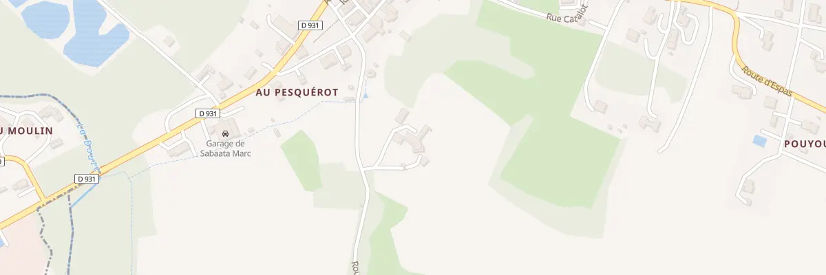 Plan du 175 Rte de la Guire à Manciet