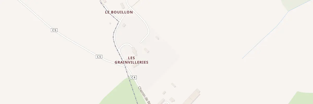Plan du 5021 Les Grainvilleries à Bourgeauville