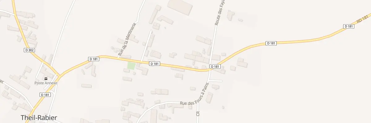 Plan du 11 Rue des Tilleuls à Theil-Rabier