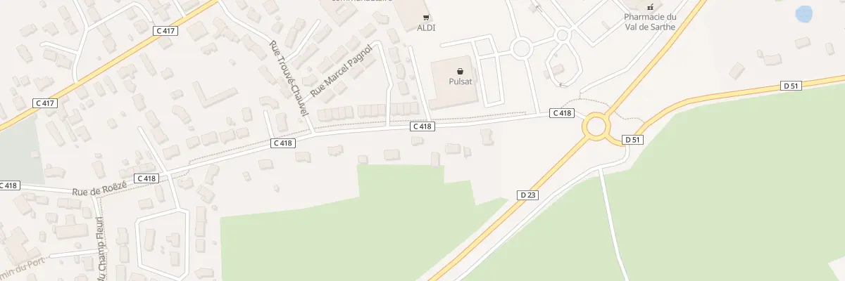 Plan du 27 Rue de Roeze à La Suze-sur-Sarthe