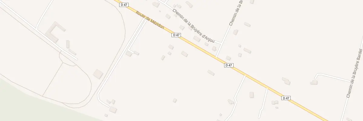 Plan du 2427 Rte de Mezidon -Mesnil Mauger- à Mézidon Vallée d’Auge