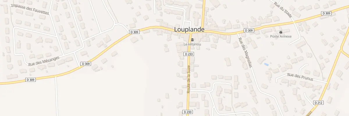 Plan du 4 Rte de la Suze à Louplande