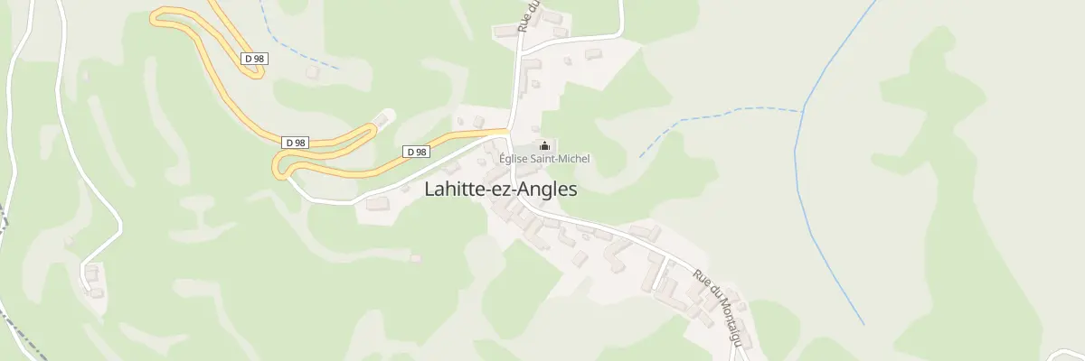 Plan du 5 Rue du Montaigu à Arrayou-Lahitte
