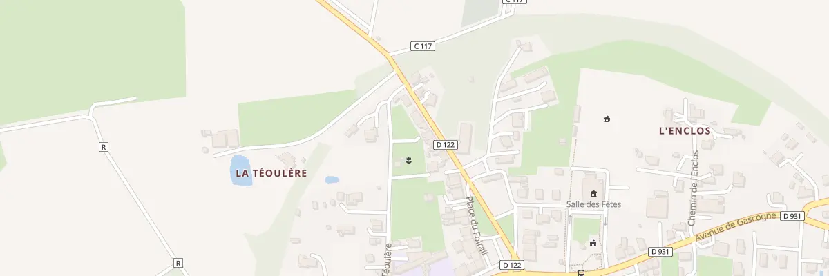 Plan du 11 Rte de Sauboires à Manciet