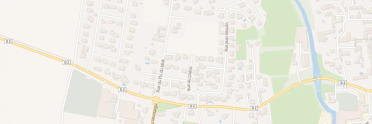 Plan du 9 Rue du Lheris à Bordères-sur-l’Échez