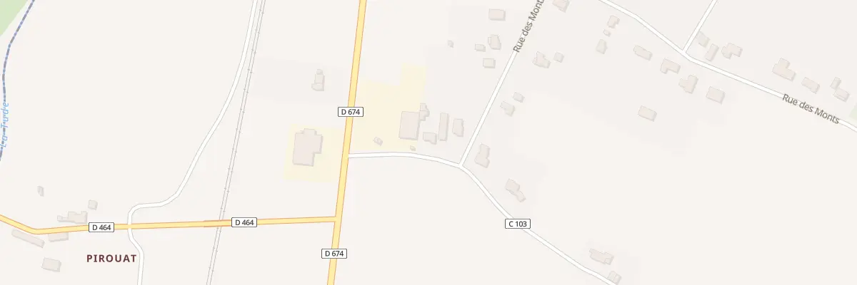 Plan du 34 Rue des Monts à Saint-Avit
