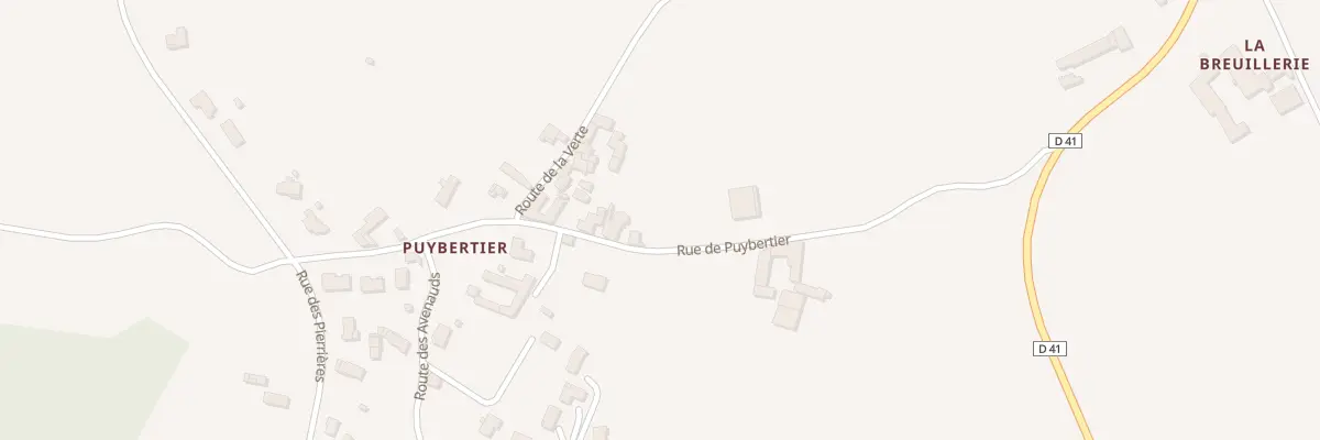 Plan du 18 Rue de Puybertier à Trois-Palis