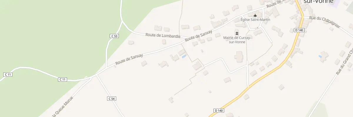 Plan du 17T Rte de Sanxay à Curzay-sur-Vonne