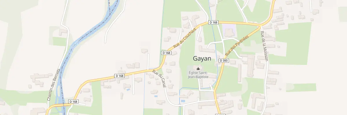 Plan du 3 Rue du Couchant à Gayan