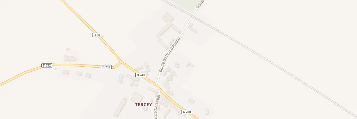Plan du 8 Rte du Port d’Aunou à Boischampré