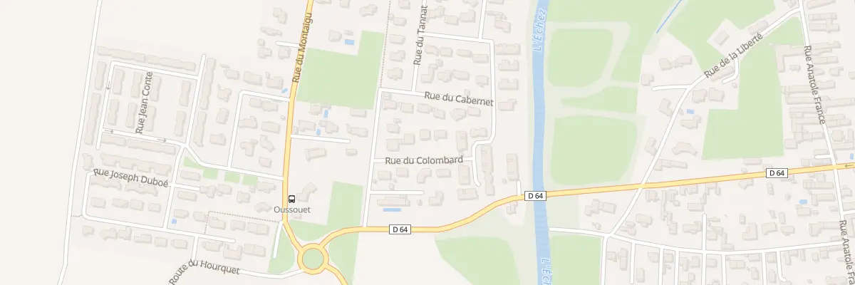 Plan du 3 Rue du Colombard à Bordères-sur-l’Échez
