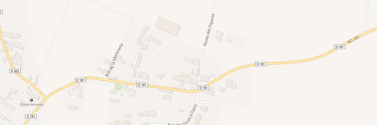 Plan du 5051 Le Bourg à Theil-Rabier