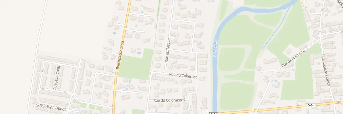 Plan du 2 Rue du Noa à Bordères-sur-l’Échez