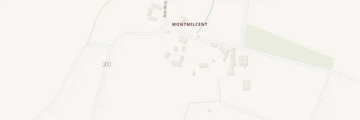 Plan du 93 Montmillecent à Tournai-sur-Dive
