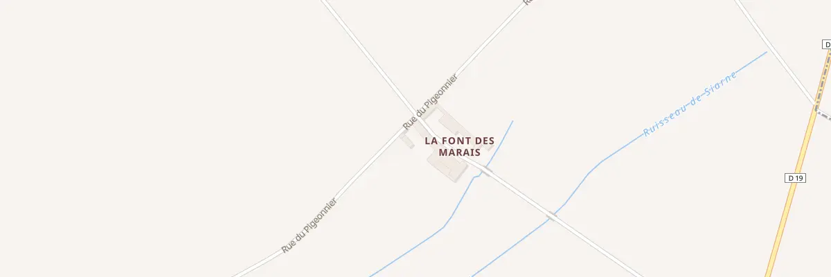 Plan du 5111 La Font des Marais à Ébréon