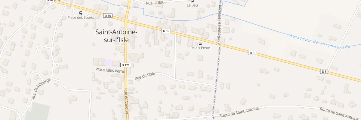 Plan du 3 Bartebrune à Saint-Antoine-sur-l’Isle