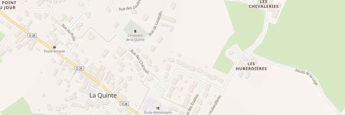 Plan du 30 Rue des érables à La Quinte