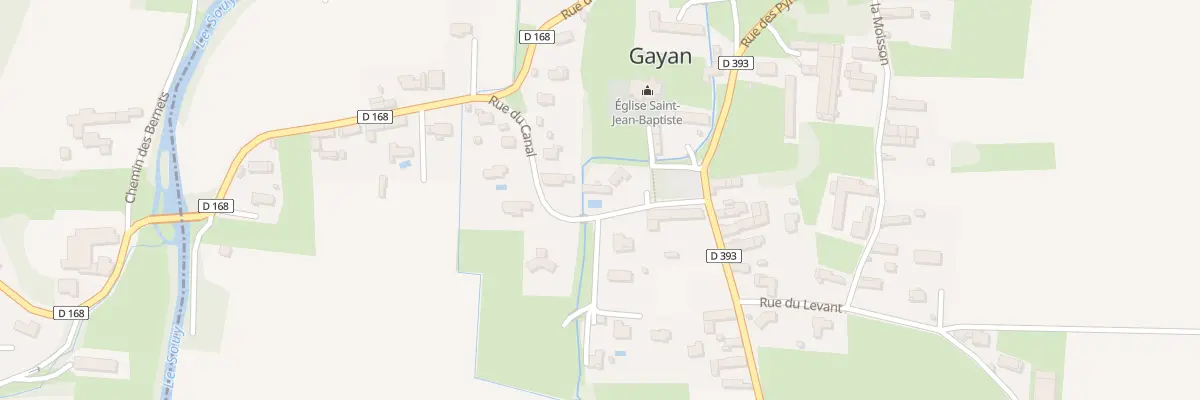 Plan du 4 Rue du Canal à Gayan