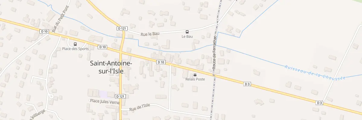 Plan du 65 Le Bourg à Saint-Antoine-sur-l’Isle