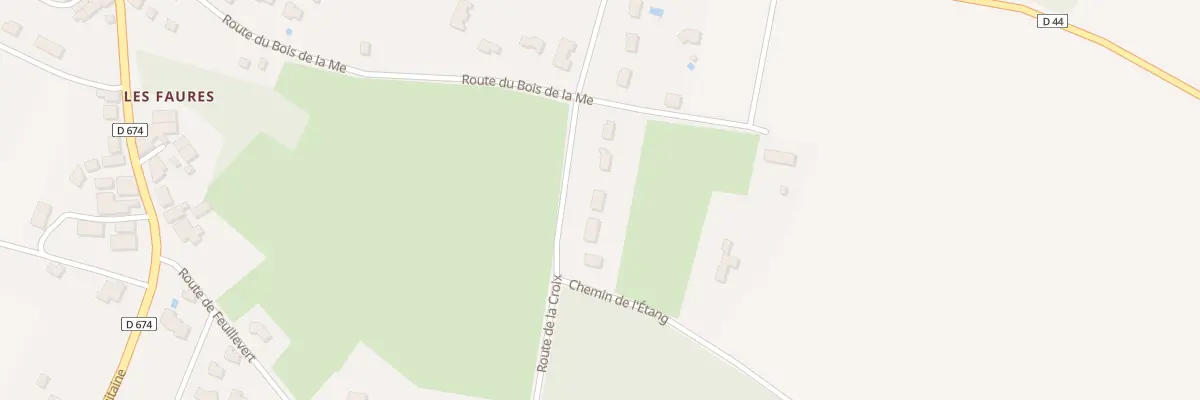 Plan du 1040 Bois de la Me à Parcoul-Chenaud