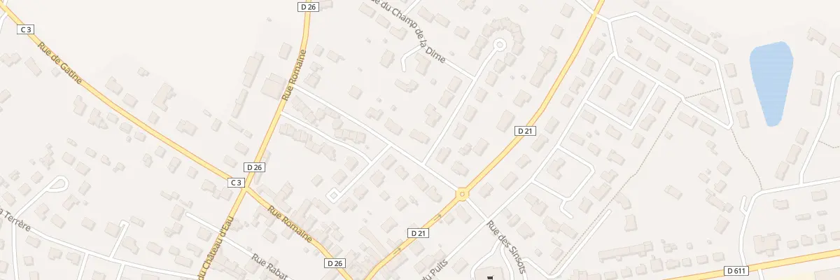 Plan du 6 Rue du Petit Sansonnet à Rouillé
