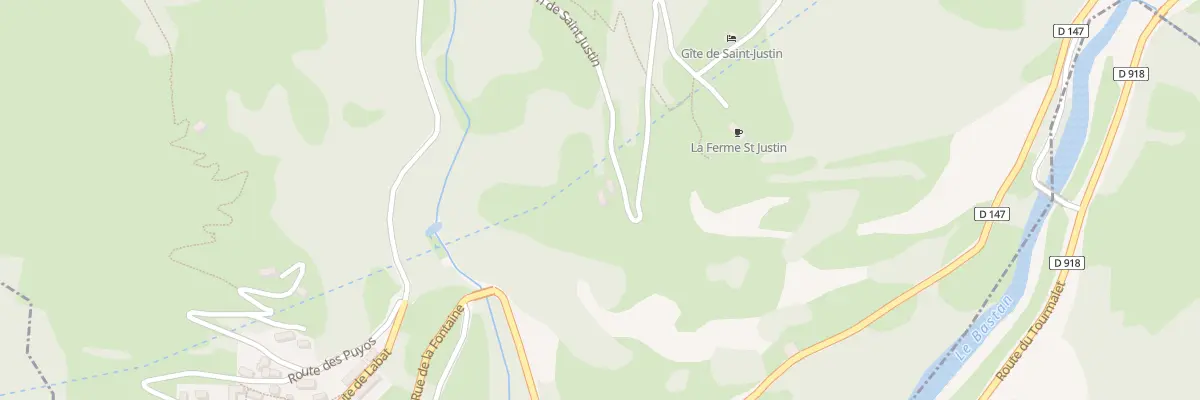Plan du 5135 Saint Justin à Sers