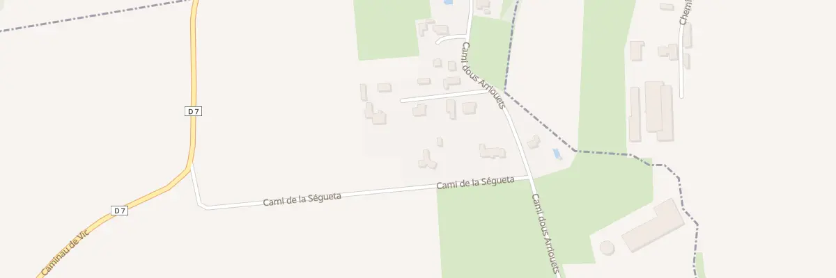 Plan du 5 Che Carrerot de la Segueta à Saint-Lézer