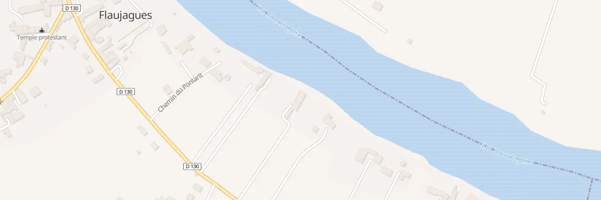 Plan du 495 Rte de Pessac à Flaujagues