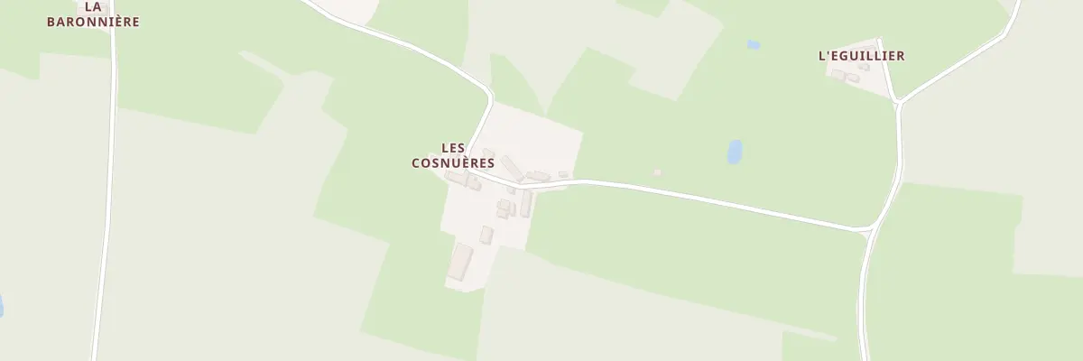 Plan du 5100 Les Cosnueres à Thorée-les-Pins