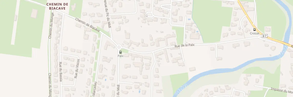 Plan du 22 Rue de la Paix à Bordères-sur-l’Échez