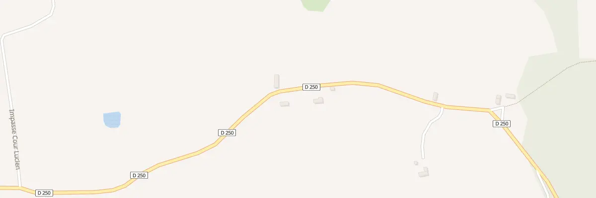Plan du 970 Rte du Bois d’Ecots -Ecots- à Saint-Pierre-en-Auge
