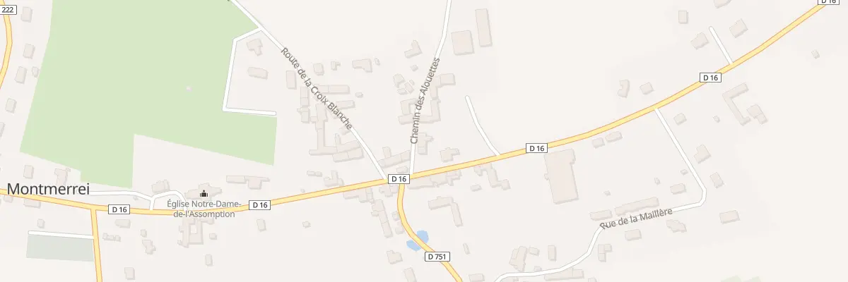 Plan du 5001 Le Bourg La Sennegonniere à Montmerrei