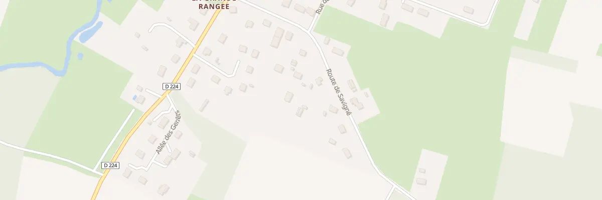 Plan du 12 Rte de Savigne à Thorée-les-Pins