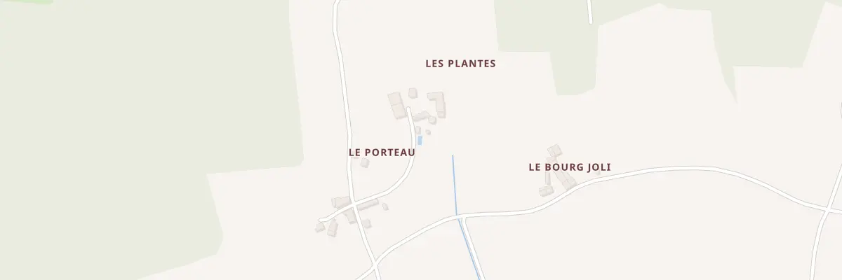 Plan du 4 Le Porteau à Roiffé
