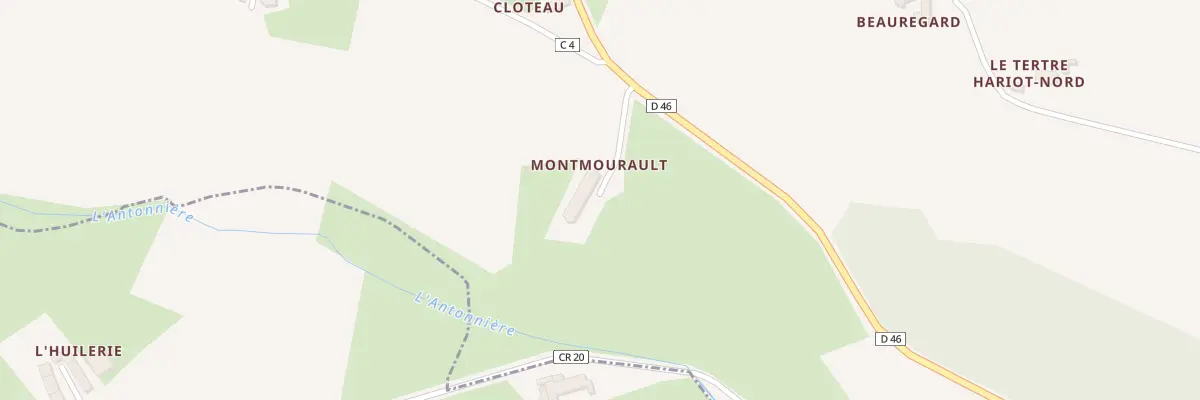Plan du 5061 Montmourault à Lavardin