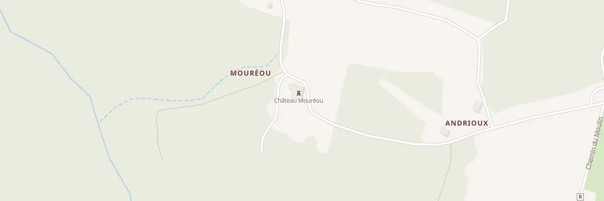 Plan du 10 Moureou à Rimbez-et-Baudiets