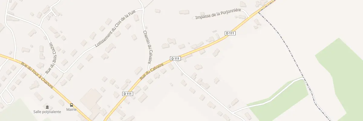 Plan du 1 Rue de Champ Perrine à Saint-Victeur