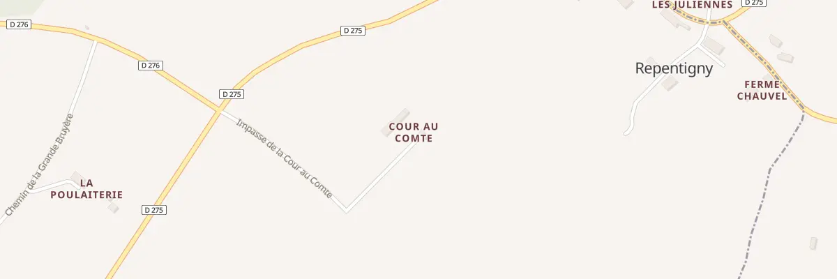 Plan du 179 Imp de la Cour au Comte à Repentigny
