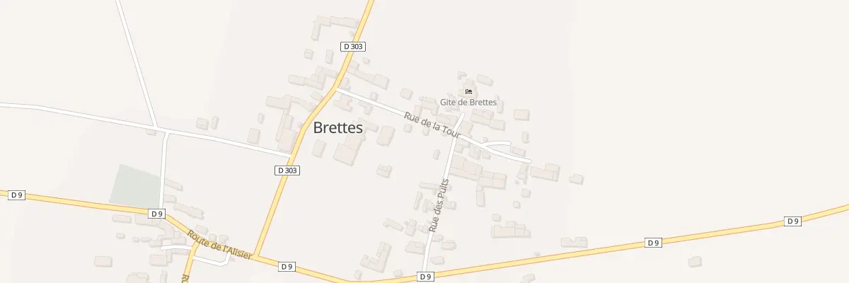 Plan du 4 Rue de la Tour à Brettes
