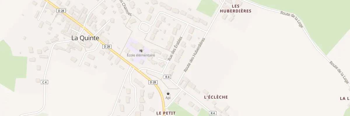 Plan du 6 Rue des érables à La Quinte