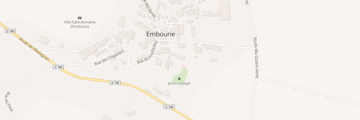 Plan du 6 Rue de la Mairie à Paizay-Naudouin-Embourie